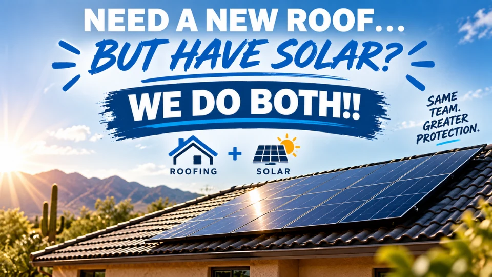 Need a new roof but have solar? Blueprint handles both roofing and solar.